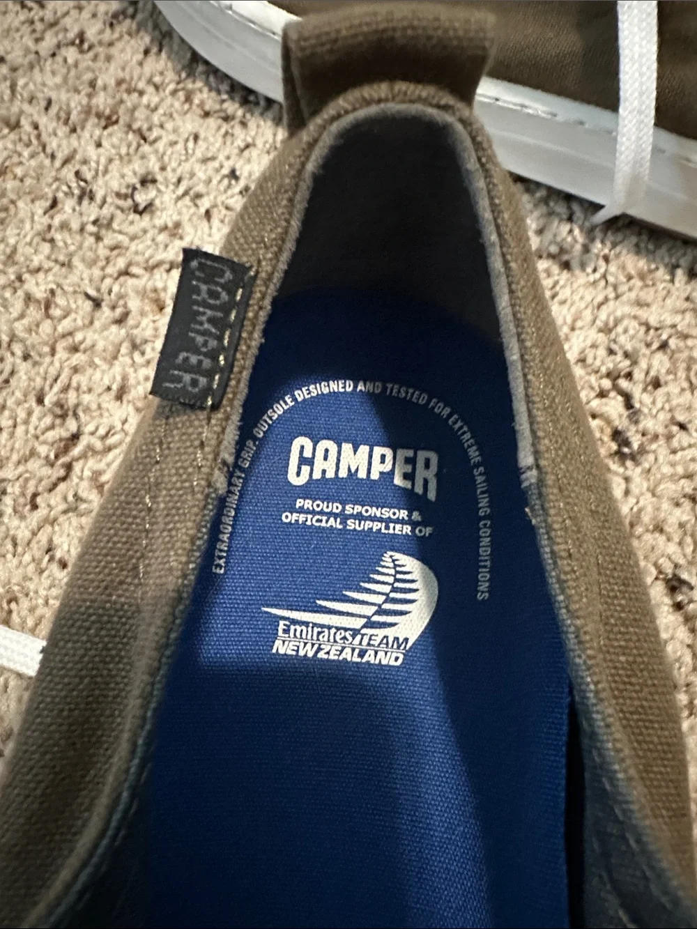 Camper shoes size